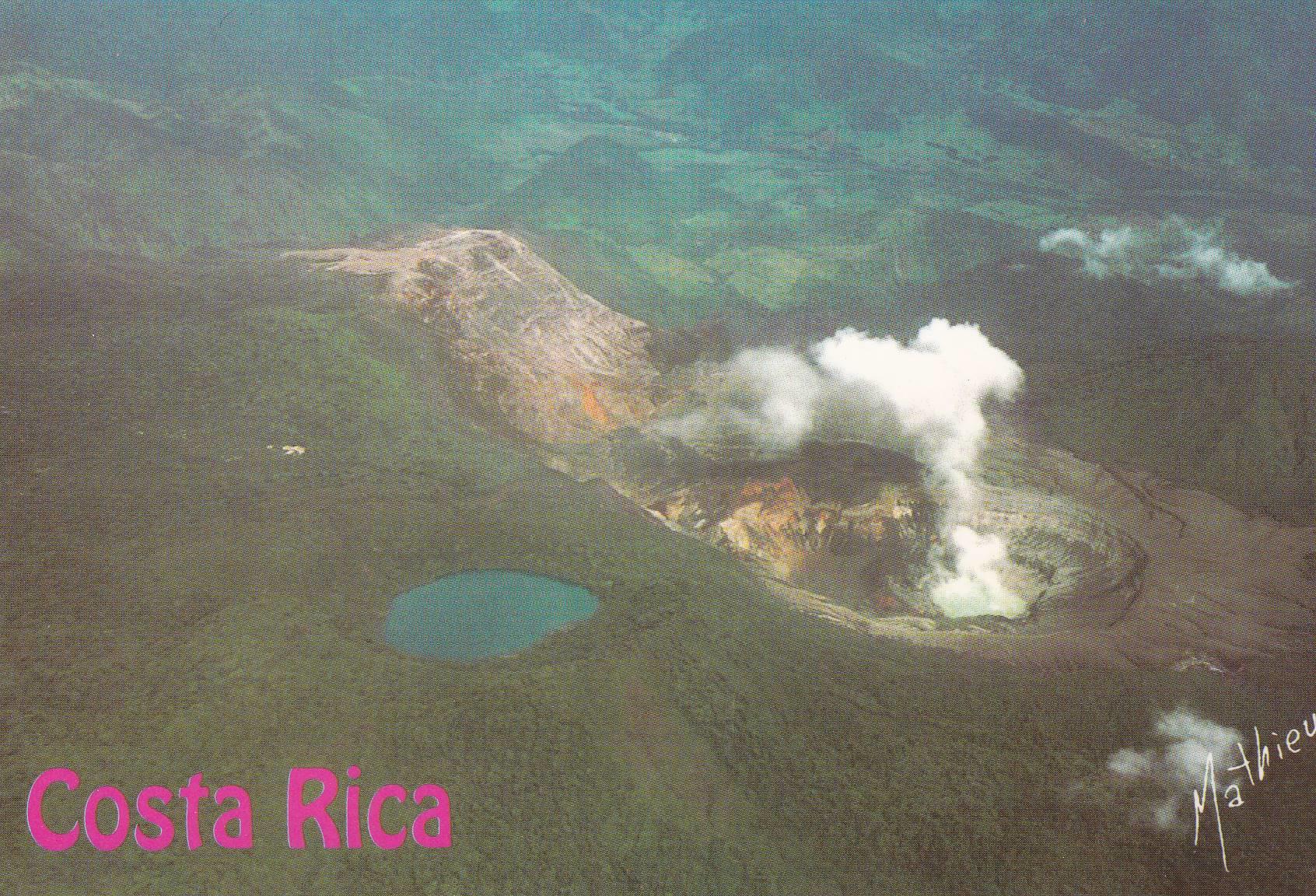 POSTAL B6686: COSTA RICA: CRATER VOLCAN POAS