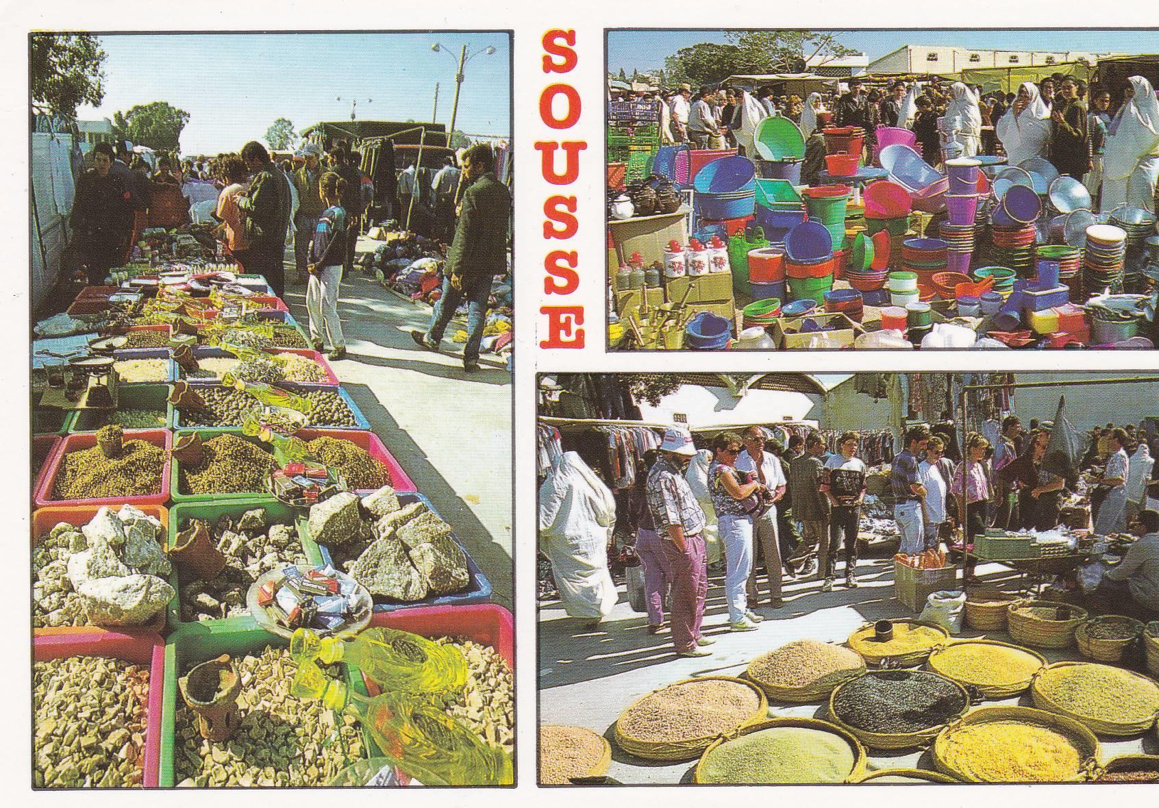 POSTAL B6695: TUNEZ: SOUSSE. MERCADO