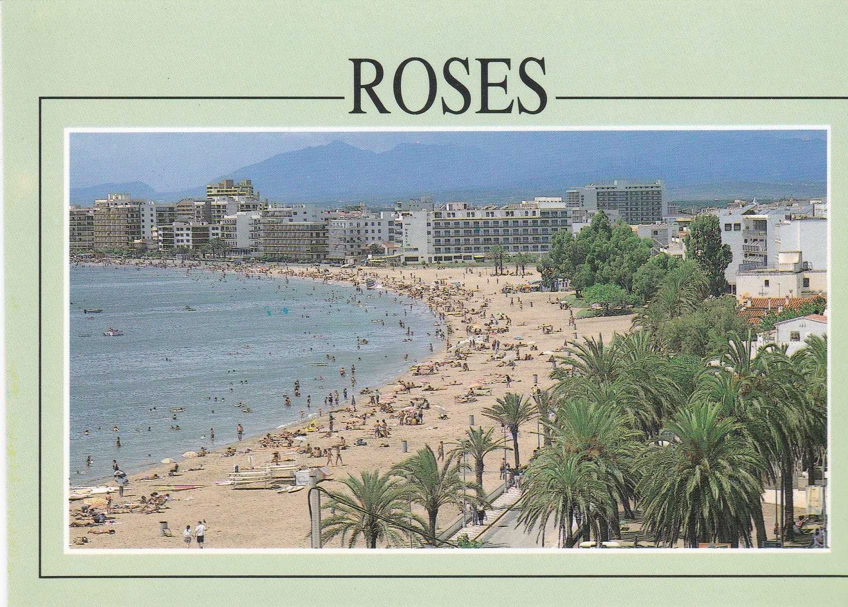 POSTAL B6726: ROSES: PLAYA