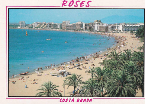 POSTAL B6728: ROSES: LA GRAN PLATJA