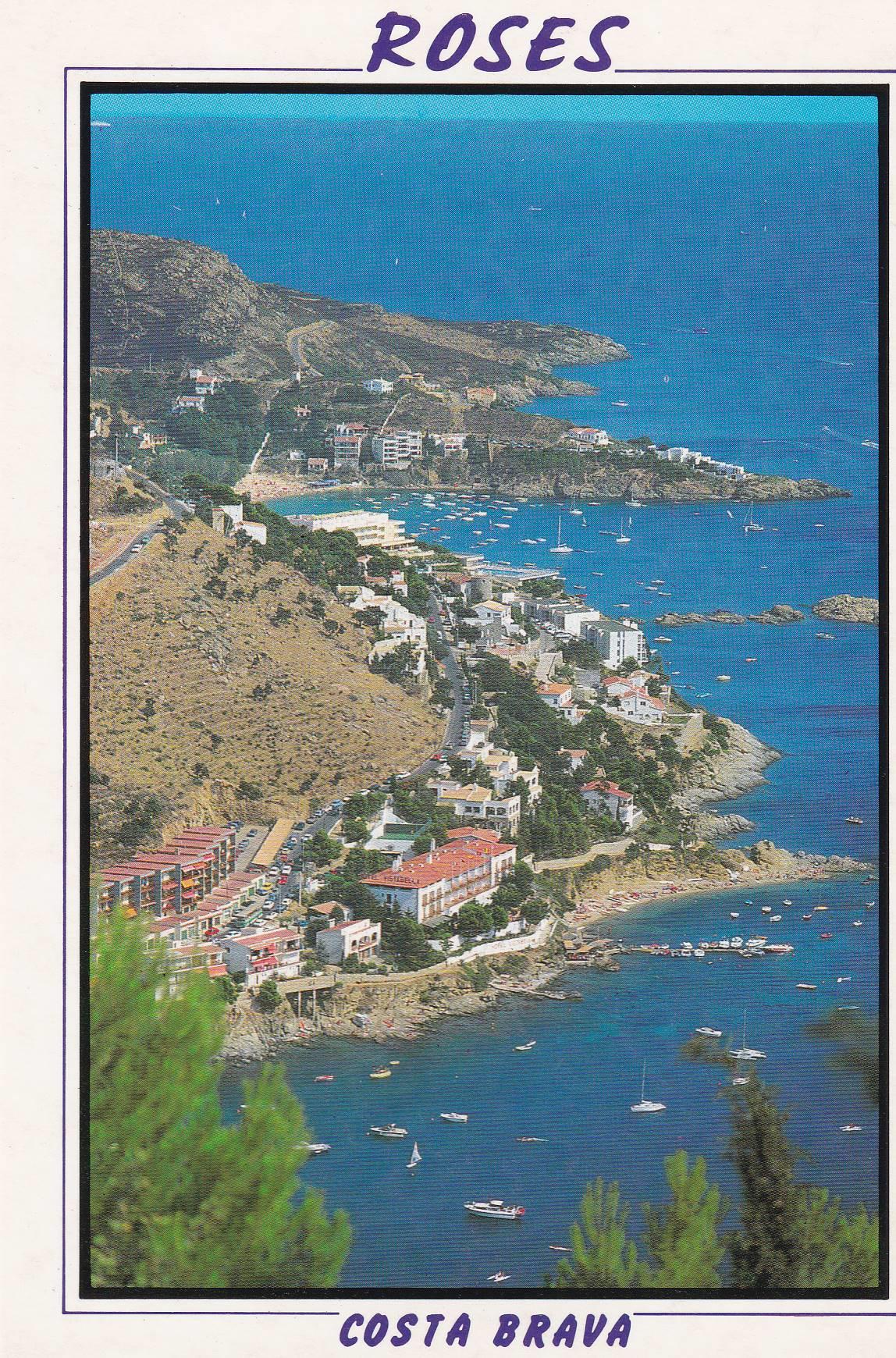 POSTAL B6733: ROSES: VISTA AEREA