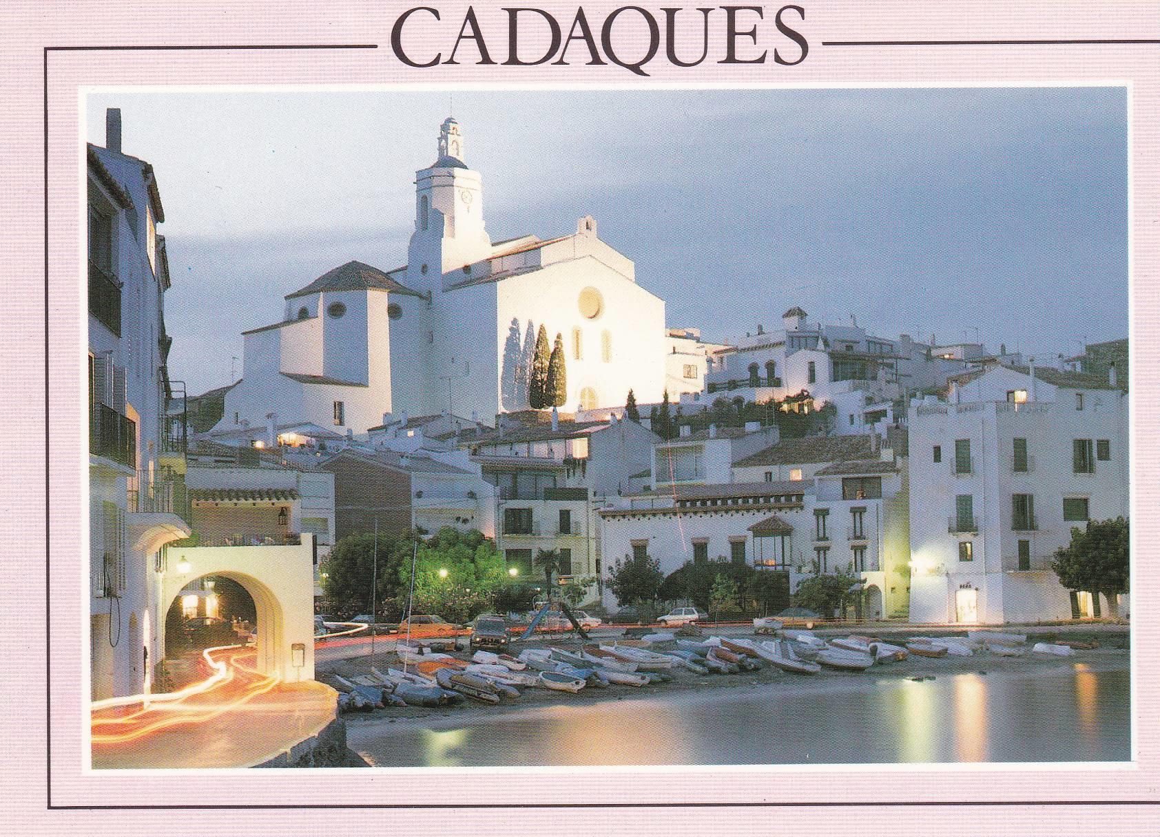 POSTAL B6737: CADAQUES DETALLE