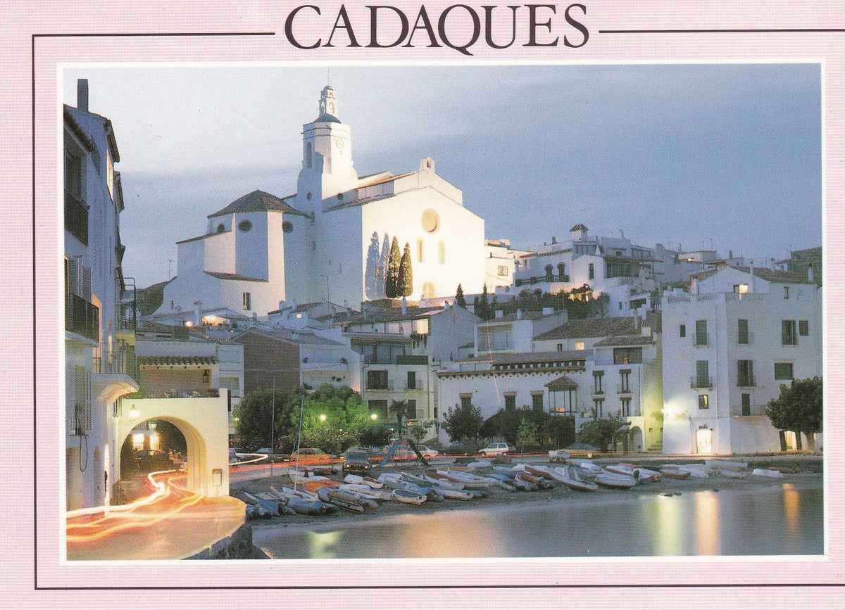 POSTAL B6737: CADAQUES DETALLE