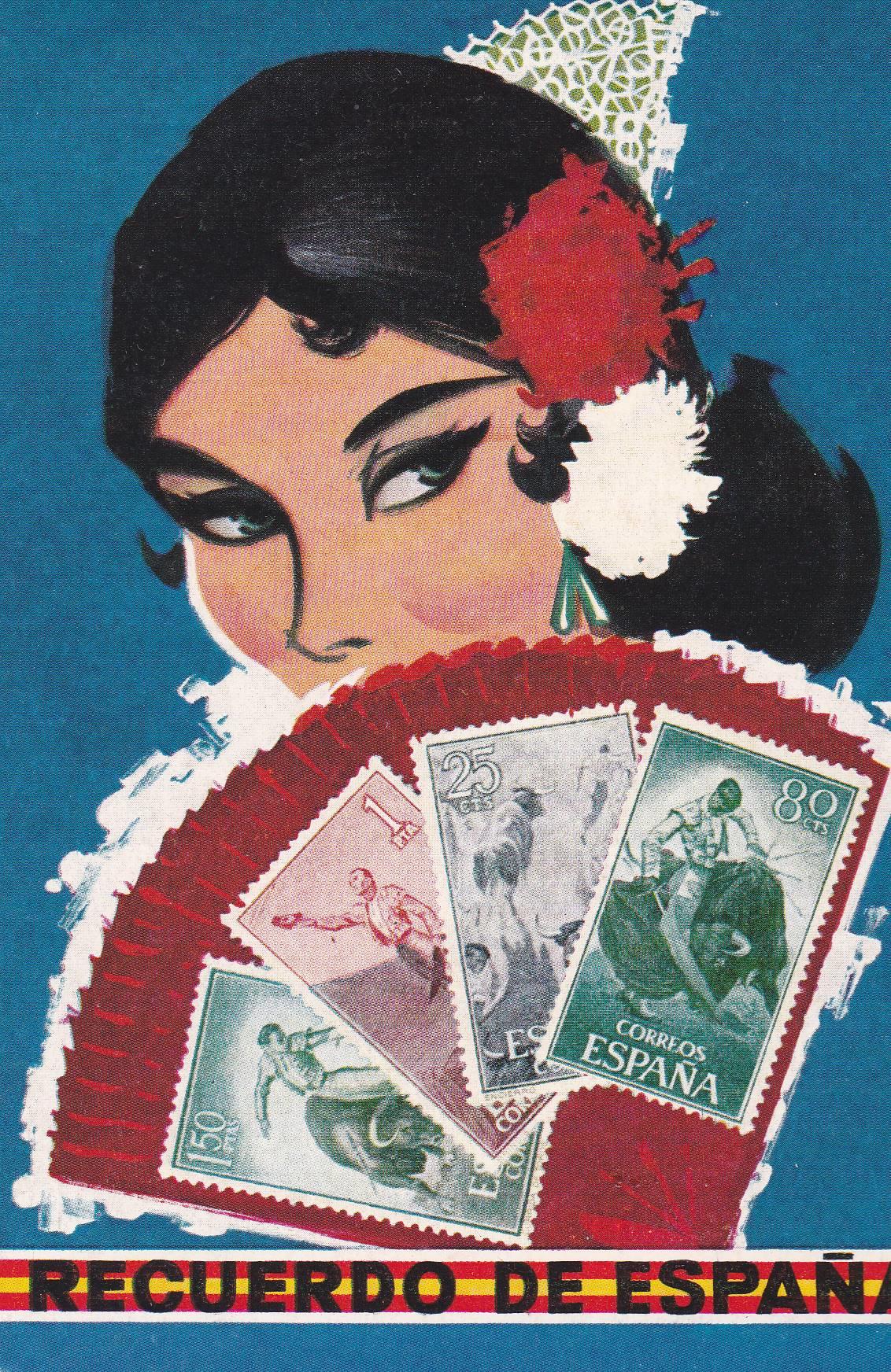 POSTAL B6740: RECUERDO DE ESPAÑA