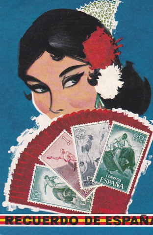 POSTAL B6740: RECUERDO DE ESPAÑA