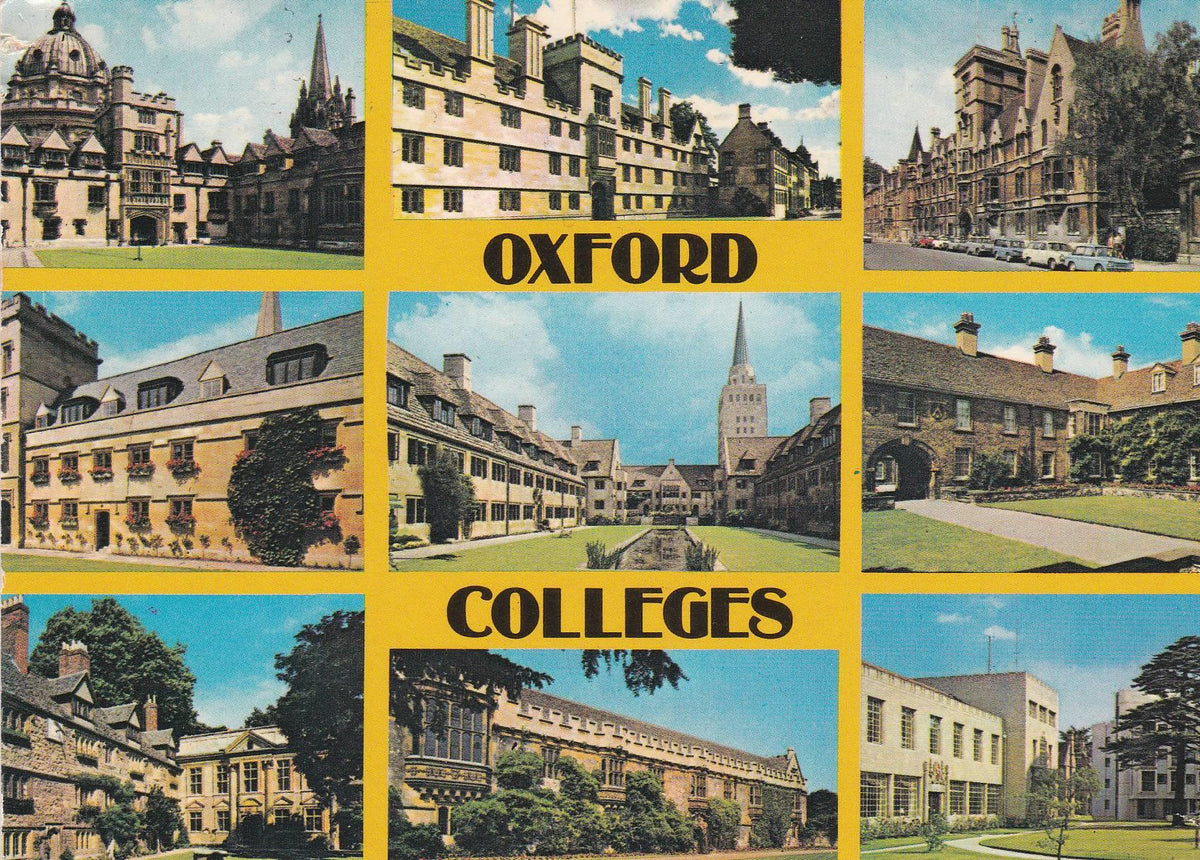 POSTAL B6755: OXFORD COLLEGES