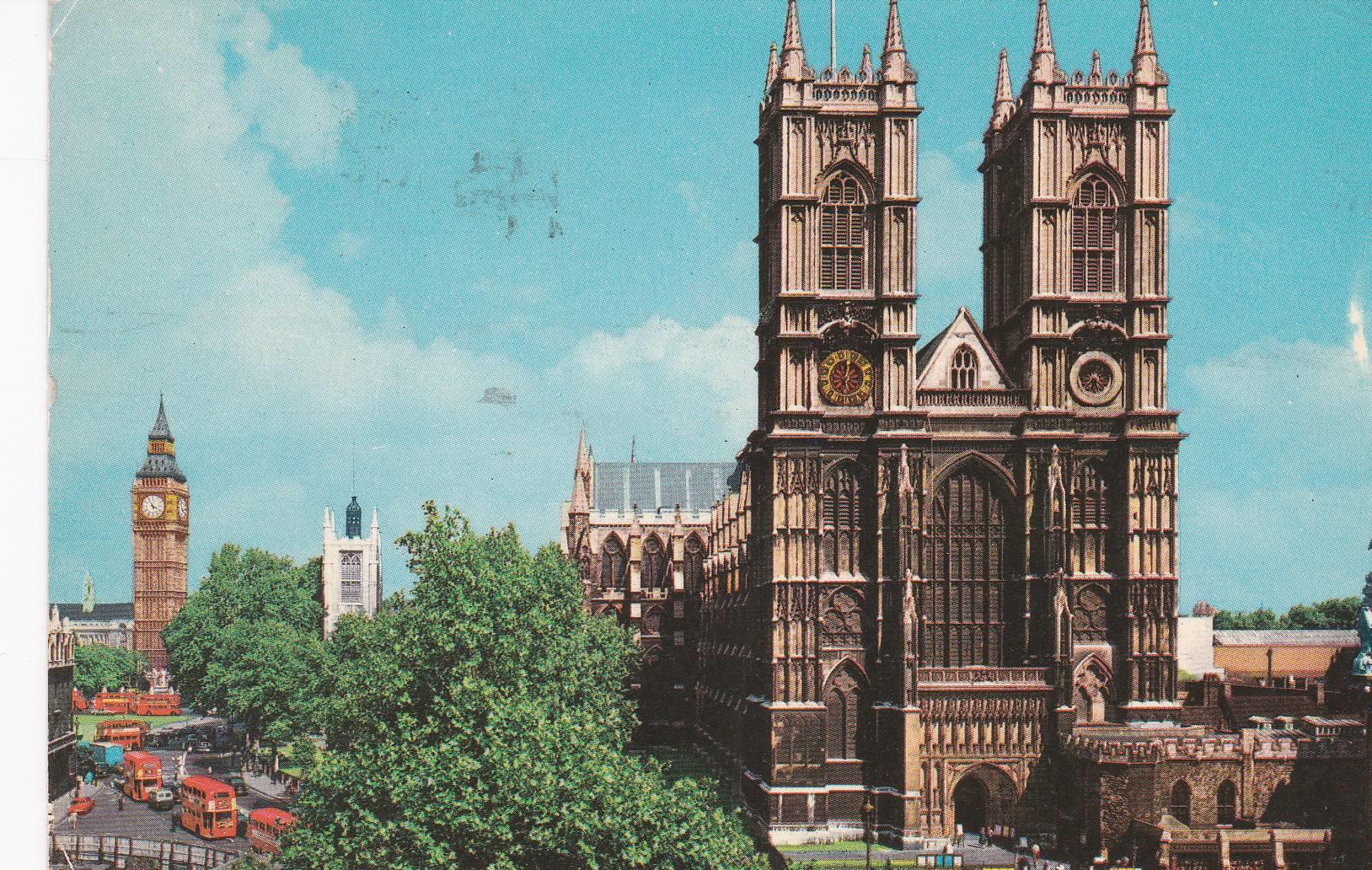 POSTAL B6756: LONDRES: ABADIA WESTMINSTER