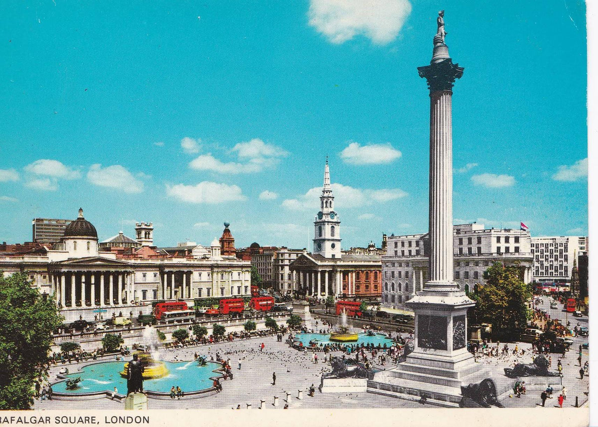 POSTAL B6757: LONDRES: TRAFALGAR SQUARE