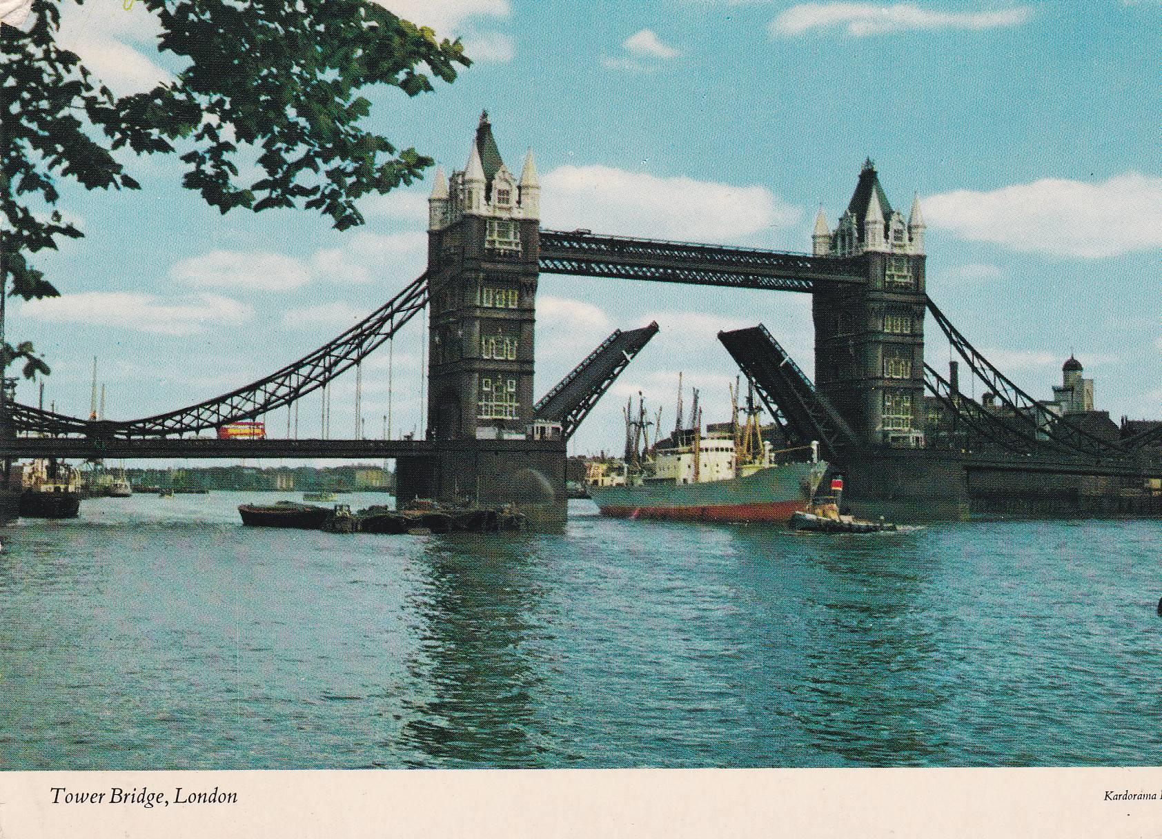 POSTAL B6758: LONDRES: TOWER BRIDGE
