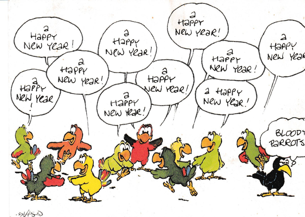 POSTAL B6782: HOLANDA: FELICITACION DE AÑO NUEVO