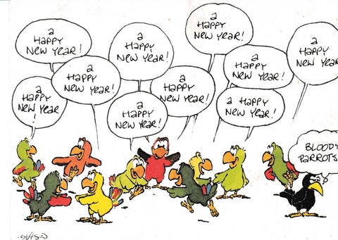 POSTAL B6782: HOLANDA: FELICITACION DE AÑO NUEVO