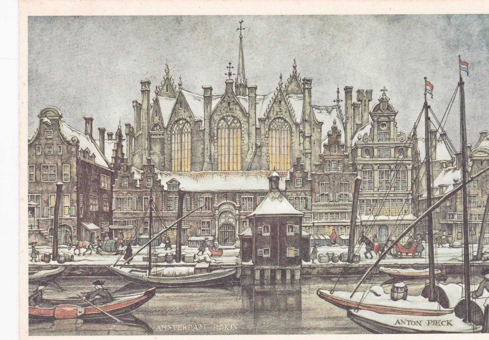 POSTAL B6789: HOLANDA: PINTURA RIJAM VERKOOP
