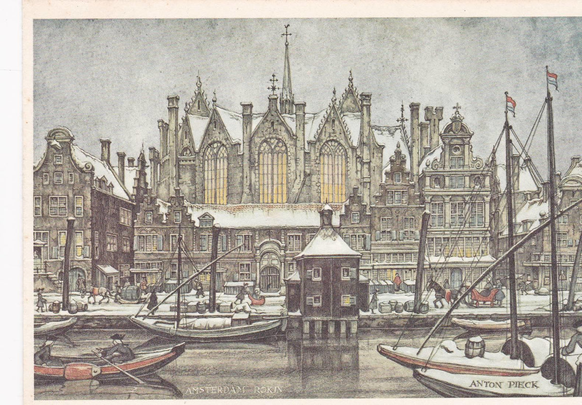 POSTAL B6789: HOLANDA: PINTURA RIJAM VERKOOP