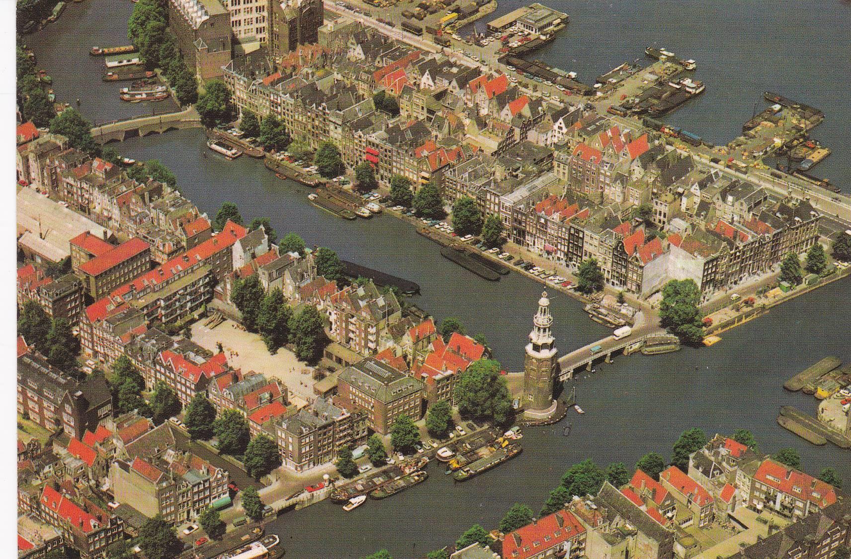 POSTAL B6793: AMSTERDAM: VISTA AEREA