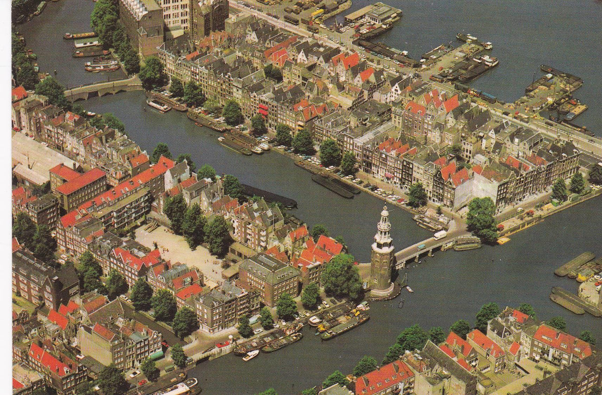 POSTAL B6793: AMSTERDAM: VISTA AEREA