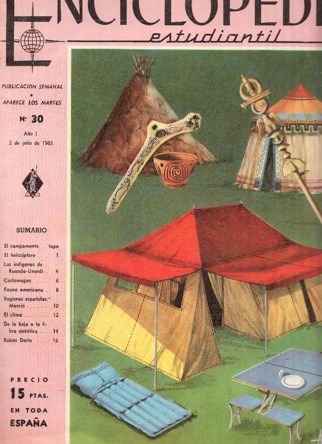 Enciclopedia Estudiantil numero 030 (1963): Ruben Dario, Carlomagno, El helicoptero