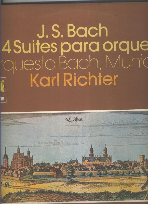 Disco LP: Orquesta Bach de Munich, Karl Richter, director