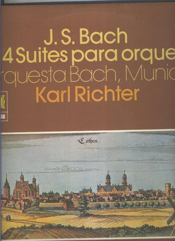 Disco LP: Orquesta Bach de Munich, Karl Richter, director