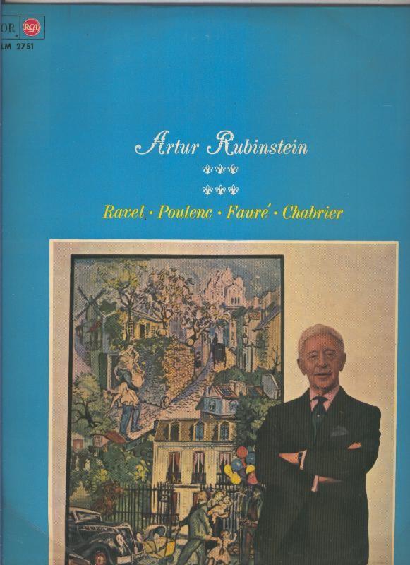 Disco LP: Artur Rubinstein un programa frances