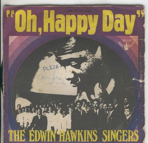 Disco de 45 r.p.m: The Edwin Hawkins Singers: Ho, happy Day y Jesus, Lover of my soul