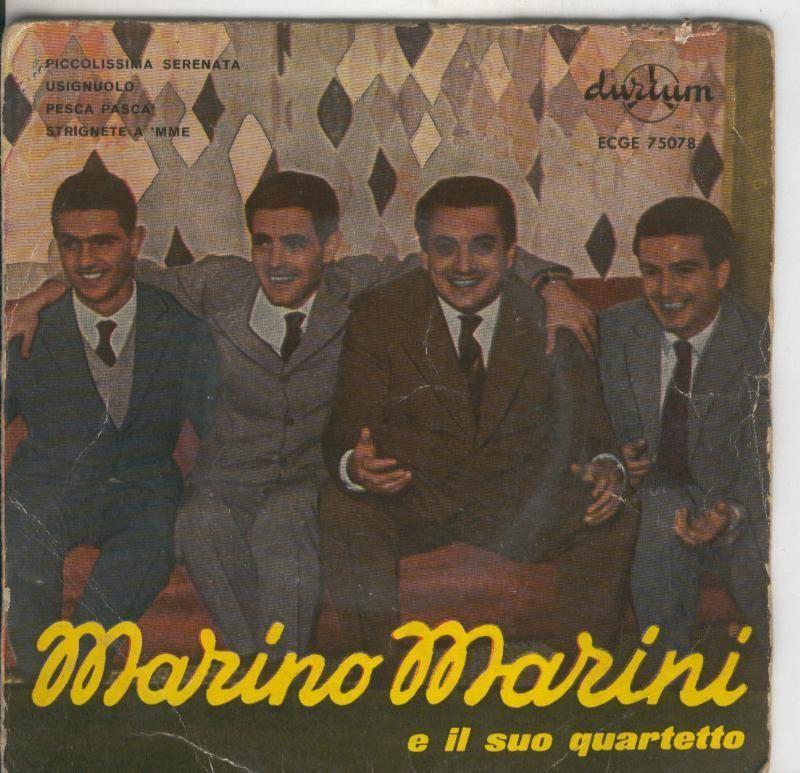 Disco de 45 r.p.m: Marino Marini: Piccolissima serenata, Usignuolo