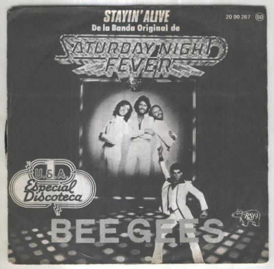 Disco 45 r.p.m: BEE GEES - Saturday Night Fever (RSO)