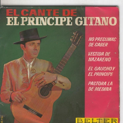 Disco de 45 r.p.m: El principe gitano: No presumas de saber