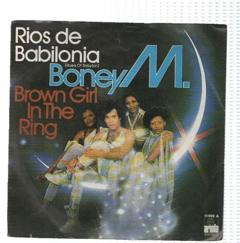 Disco 45 RPM Sencillo: BONEY M - Rios de Babilonia