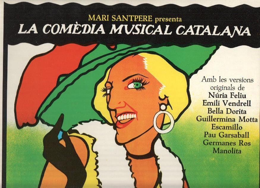 Disco/Vinilo-LP: MARI SANTPERE presenta: LA COMEDIA MUSICAL CATALANA (Puput)