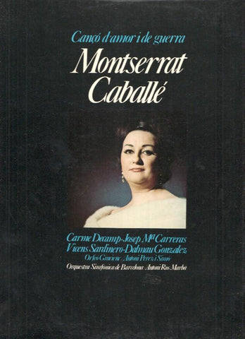 Disco/Vinilo-LP: MONTSERRAT CABALLE - Canco d,Amor i de Guerra (Columbia)