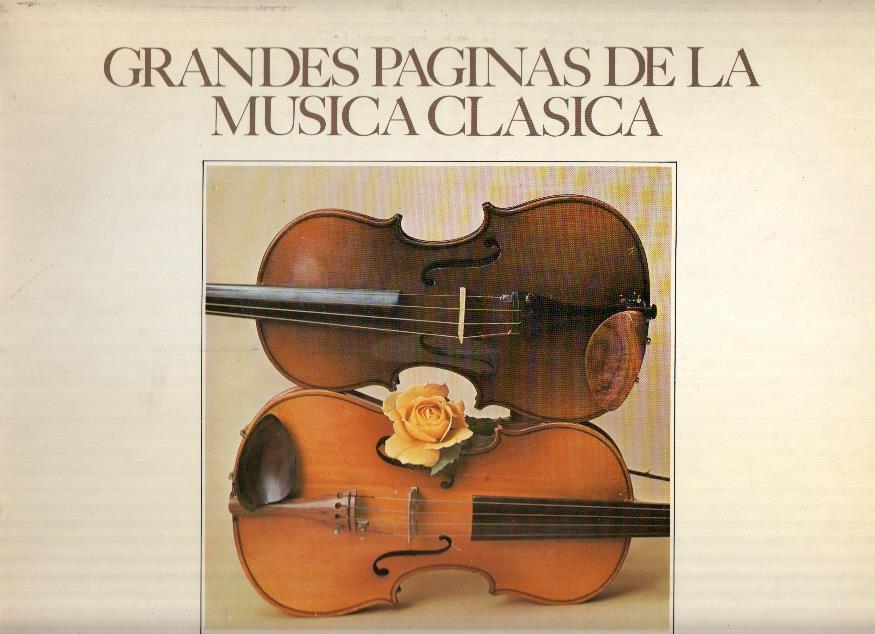 Disco/Vinilo-LP: GRANDES PAGINAS DE LA MUSICA CLASICA: El Barbero de Sevilla, Minueto... (BELTER)