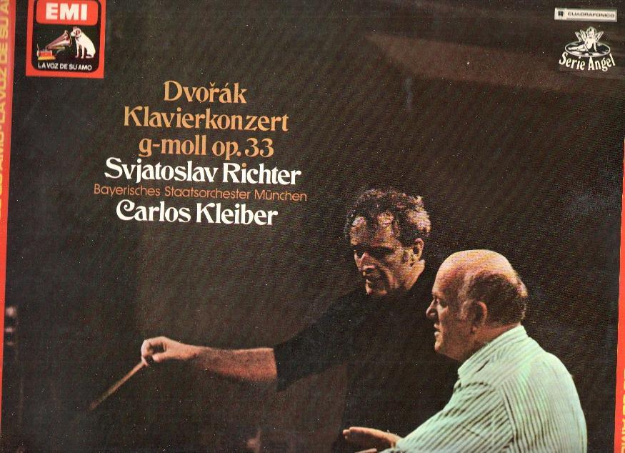 Disco/Vinilo-LP: DVORAK - Klavierkonzert G-Moll Op.33 / Svjatoslav Ritcher y Carlos Kleiber (EMI)