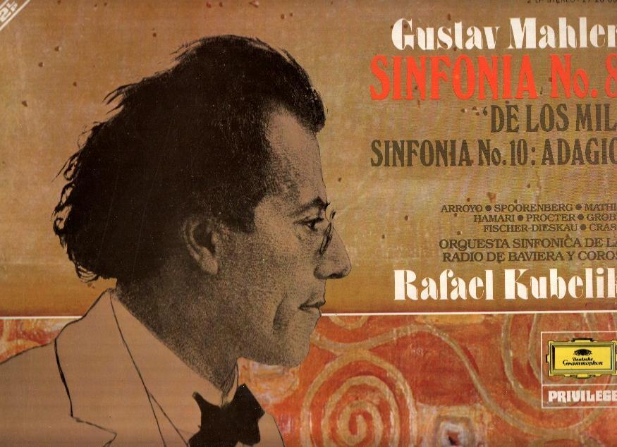 Disco/Vinilo-LP: MAHLER - Sinfonia No.8 y Sinfonia No.10 / Vinilo Doble (Deutsche Grammophon)