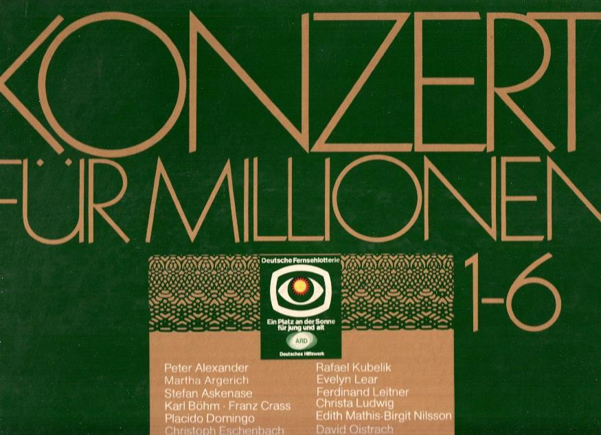 Disco/Vinilo-LP: KONZERT FUR MILLIONEN 1-6 (6 VINILOS Deutsche Gramophon) 