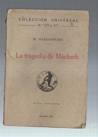 Coleccion Universal numero 270 y 271: La tragedia de Macbeth
