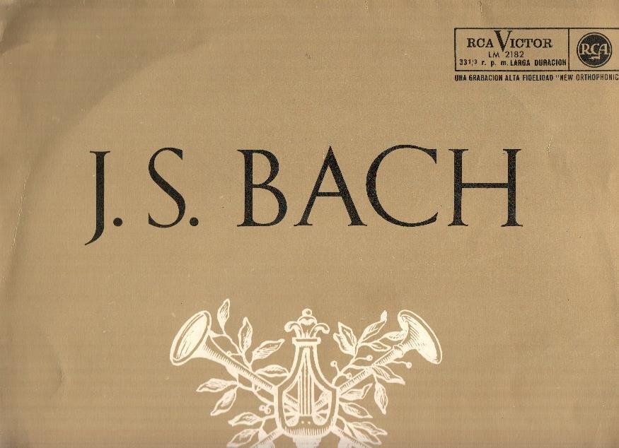 Disco/Vinilo-LP: BACH - Conciertos de Branderburgo 1,2 y 3  (RCA)