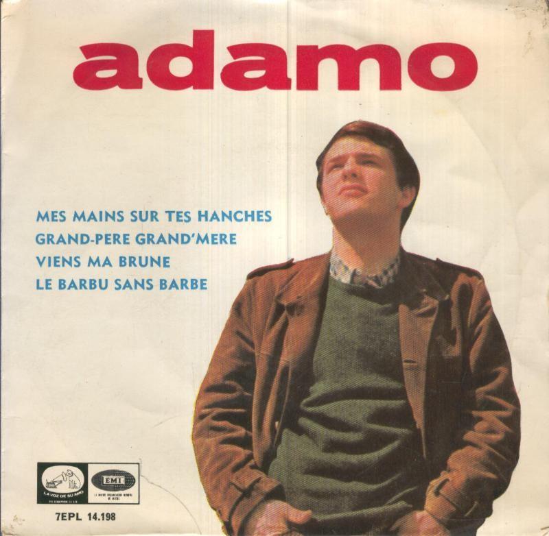 Disco Vinilo 45rpm: ADAMO - Mes mains sur tes hanches