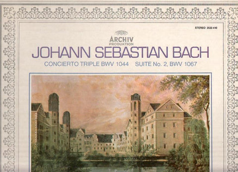 Disco/Vinilo-LP: Archiv Produktion: BACH - Concierto Triple BWV 1044 Suite No.2 BWv 1067 