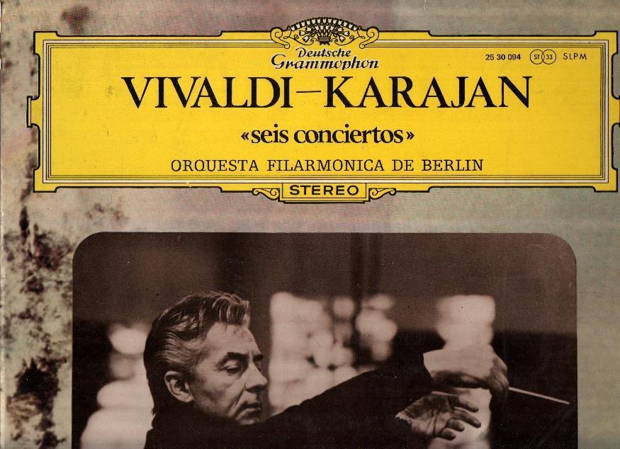 Disco/Vinilo-LP: VIVALDI Y KARAJAN - Seis Conciertos (Deutsche Grammophon)