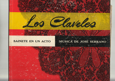 DISCO/VINILO-33-1/2: LOS CLAVELES - Sainete en un acto, Musica de Jose Serrano (Angel Records)