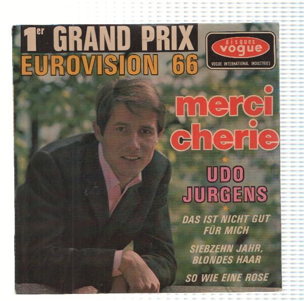 DISCO/VINILO: UDO JURGENS - Merci Cherie (1er Grand Prix Eurovision 1966)