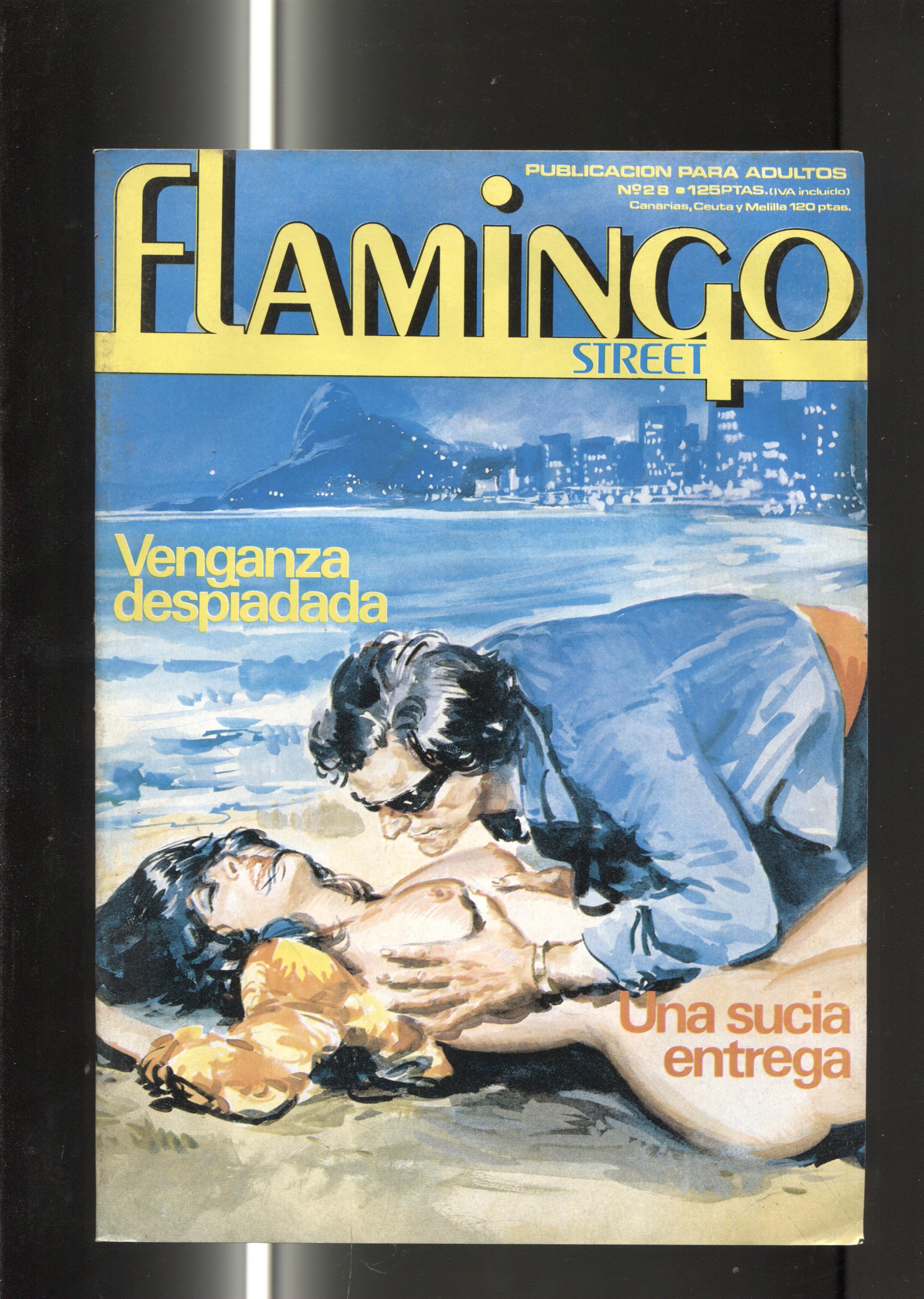 Flamingo street numero 28: (numerado 4 en trasera): Venganza despiadada y Una sucia entrega