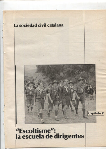 La Vanguardia: La sociedad civil catalana fasciculo 05: Escoltisme, la escuela de dirigentes
