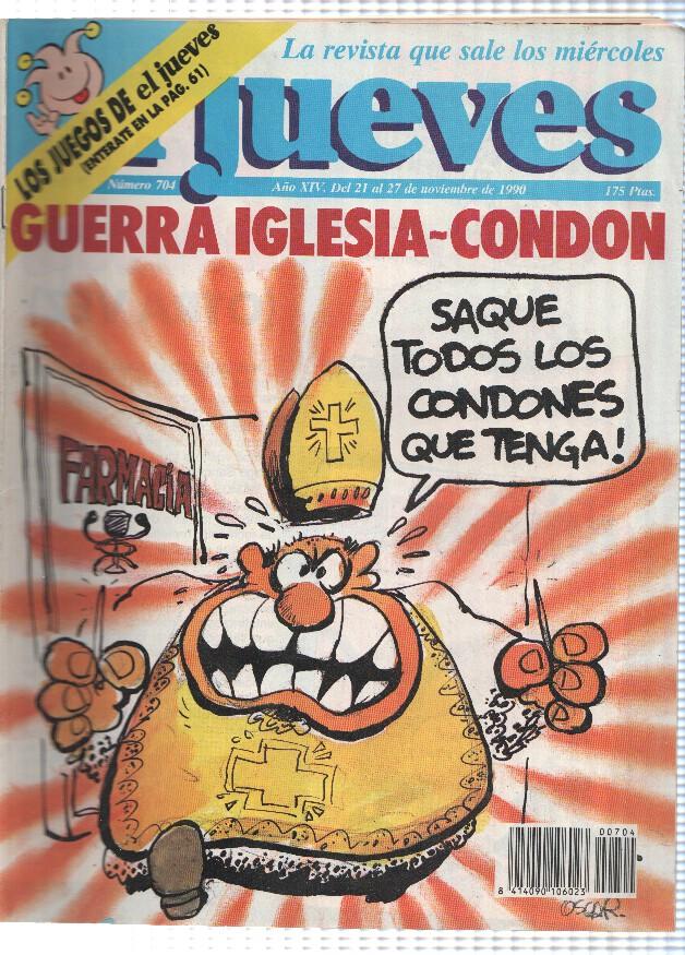 El Jueves revista semanal numero 0704: Guerra Iglesia-condon
