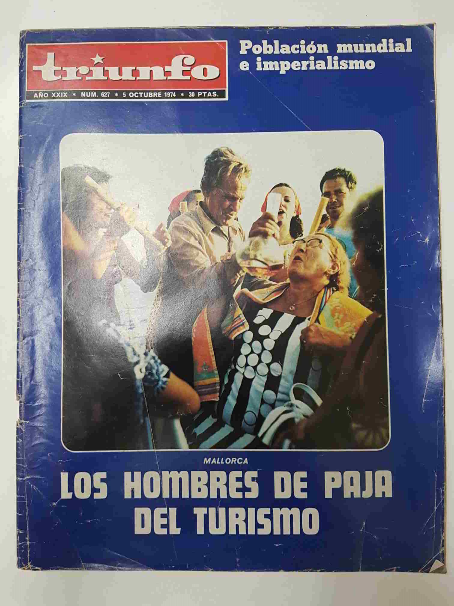 Revista Triunfo: num 627, 5 octubre 1974, año XXIX - Los hombres de paja del turismo