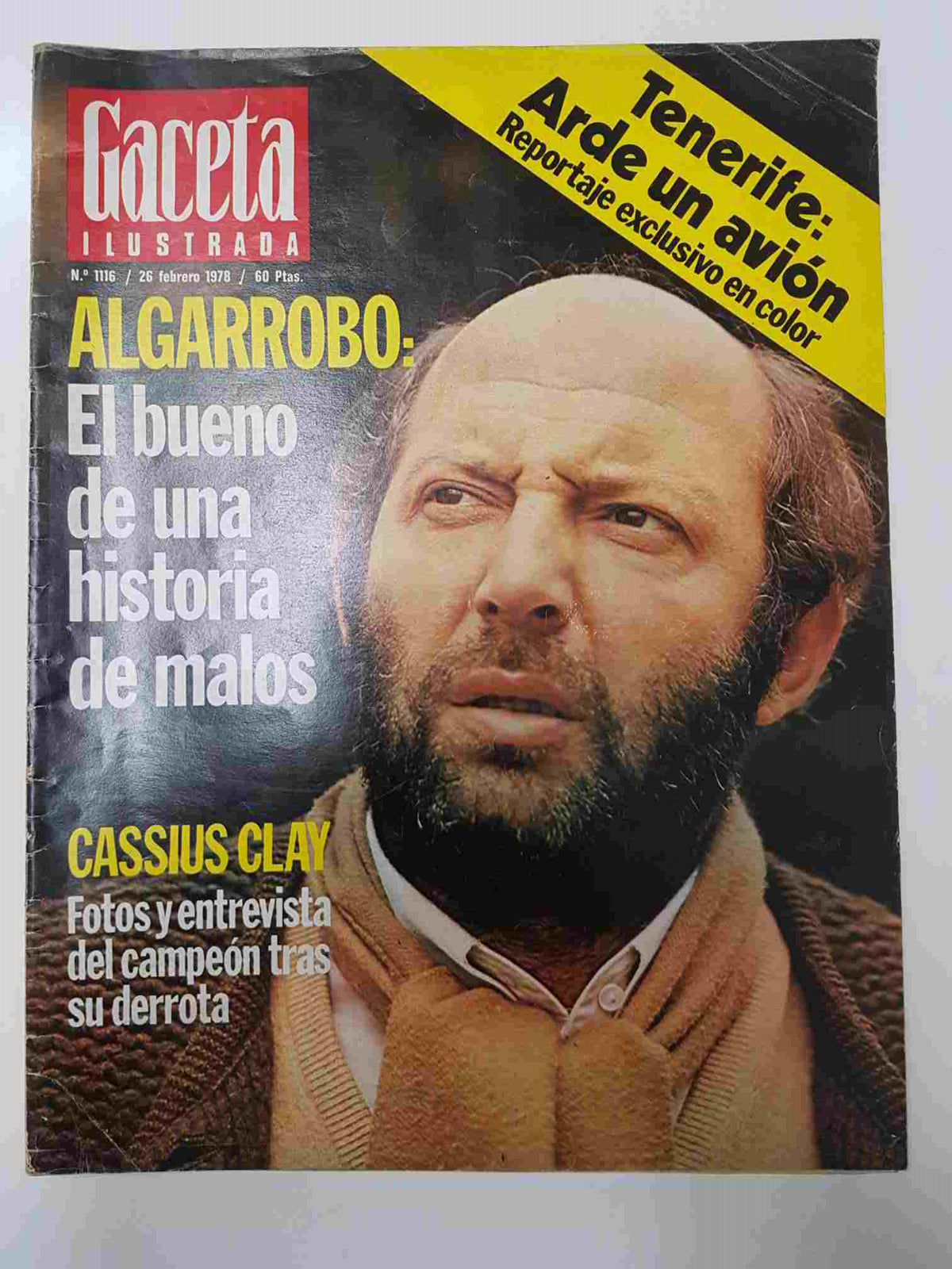 Revista Gaceta Ilustrada: num 1116, 26 febrero de 1978 - Tenerife: arde un avion