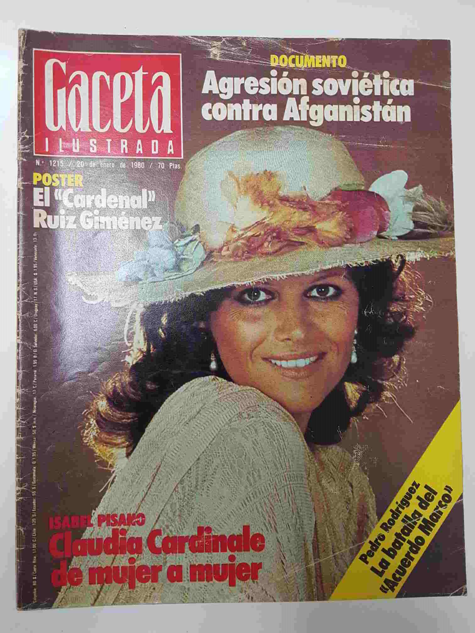 Revista Gaceta Ilustrada: num 1215, 20 enero de 1980 - Agresion sovietica contra Afganistan