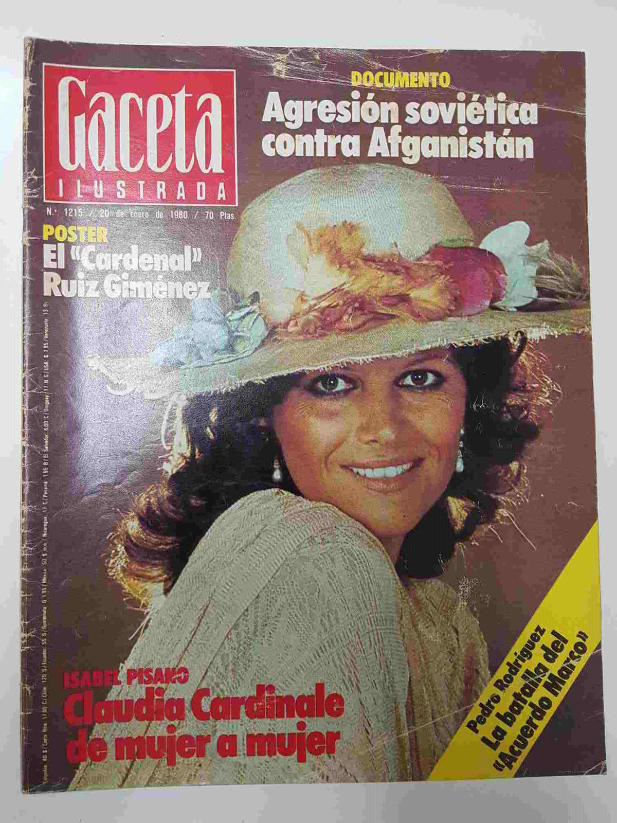 Revista Gaceta Ilustrada: num 1215, 20 enero de 1980 - Agresion sovietica contra Afganistan