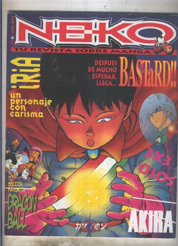 Neko revista sobre manga numero 08: subrayado en texto mania dueño original