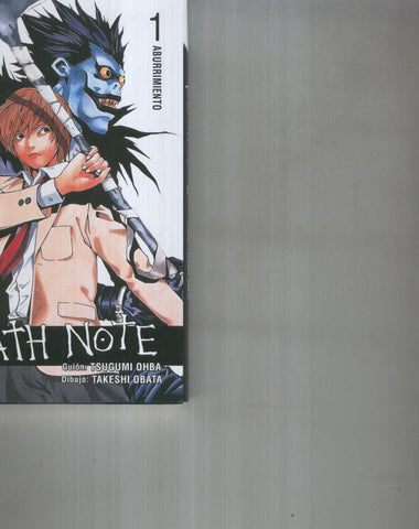 Manga: DEATH NOTE Vol.1  numero 01: ABURRIMIENTO